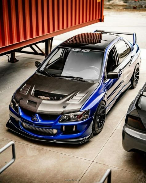 #lovemitsubishi#blaxk and blue#evo9 Evo 8 Mitsubishi, Evo 9 Modified, Evo Car, Mitsubishi Evo 8, Evo 3, Evo 9, Evo 8, Mitsubishi Lancer Evo, Mitsubishi Cars