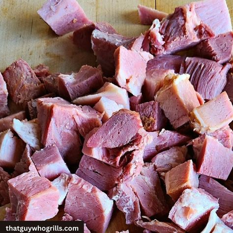 These Leftover Smoked Ham Recipes are the perfect ways to use up leftover smoked ham! Use the ham in food on the Blackstone Griddle, crock pot, or stovetop! The leftover smoked meat from the holiday dinners adds flavor to any dish. Best Leftover Ham Recipes, Smoked Ham Leftover Recipes, Canning Leftover Ham, Recipes With Smoked Ham, Leftover Ham Steak Recipes, Leftover Thanksgiving Ham, Ways To Use Leftover Ham, How To Use Leftover Ham, Smoked Ham Recipes Precooked