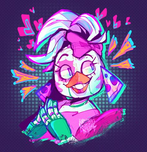 fnaf | Tumblr Chica Fanart, Glamrock Chica, Fnaf Sb, No Gender, One Day At A Time, No Problem, Art Block, On Tumblr, Tumblr