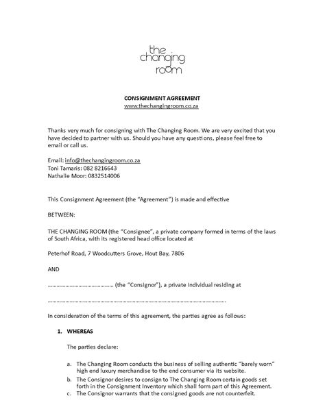 Download our professional Consignment Agreement Template in DOCX format. Easily create, customize, and protect your consignment arrangement. Efficiently manage changing items and agreement terms in the consignor's room. Consignment Format, Financial Instrument, Private Company, Business Templates, Document Templates, Business Template, Things To Sell, Collage, Pins