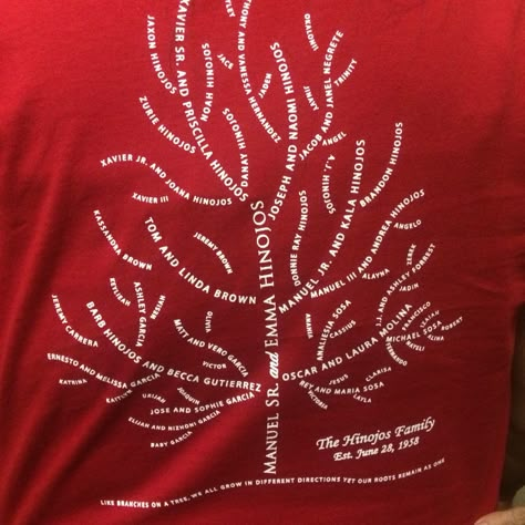 Family reunion shirts … Family Tree T Shirts Reunions, Family Reunion Outside Decor, Diy Family Reunion Shirts, Family Tree Tshirts Shirt Ideas, Simple Family Reunion Shirts, Family Reunion Shirt Design, Family Reunion Shirts Ideas Unique, Family Reunion Shirts Designs Ideas, Family Reunion Souvenirs Ideas