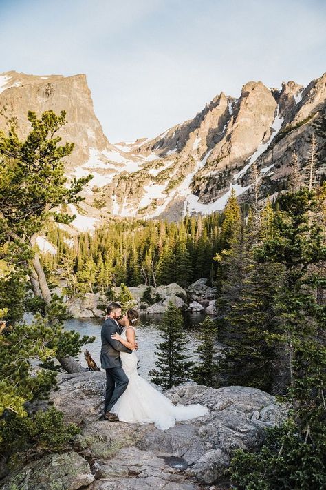 Lake Elopement, Colorado Mountain Elopement, Mountain Wedding Photos, Intimate Wedding Photography, National Park Elopement, Park Elopement, National Park Wedding, Colorado Elopement, Mountain Elopement