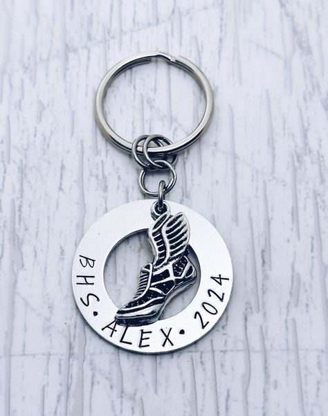 XC Cross Country Track Wing Shoe Charm Keychain Gift, Team, Senior Banquet, Grad, Graduation, Runner, Running Gifts by Susoodles on Etsy Senior Banquet, Track Running Shoes, Metal Wings, Running Gifts, Sharpie Marker, Wing Shoes, Charm Keychain, Silver Accessories, Keychain Gift