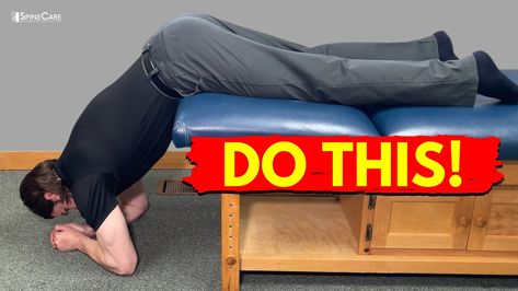 These dynamic exercises target the lower back and relieve the pain, stiffness, and tightness you may be experiencing instantly! Decompress Lower Back, Back Decompression, Lumbar Disc, Spinal Decompression, Low Back Stretches, Sciatica Pain Relief, Back Stretches For Pain, Lower Back Pain Exercises, Lower Back Pain Relief