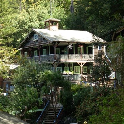 Nature Friends Tourist Club – Mill Valley, California - Atlas Obscura San Francisco Bachelorette, San Francisco Hikes, Fantasy Lake, Heads Carolina Tails California, Bay Area Hikes, Random Architecture, Feeling Homesick, Hiker Girl, Mill Valley California