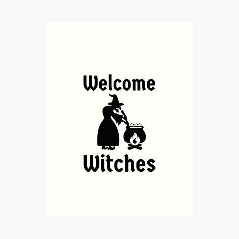 Get my art printed on awesome products. Support me at Redbubble #RBandME: https://www.redbubble.com/i/art-print/Welcome-Witches-Halloween-Party-by-WketchArt/151440381.1G4ZT?asc=u Witches Halloween Party, Halloween Witch, Inspired Homes, Art Boards, Halloween Party, Custom Sizing, Witch, Print Design, Diy Projects