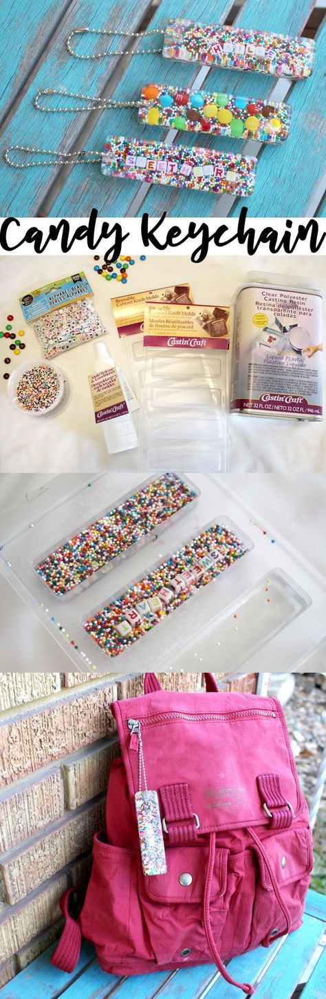 Candy Sprinkles Resin Keychain DIY! These keychains can be customized and make the perfect handmade gift for the holidays. Resin Keychain Diy, Candy Gifts Diy, Holiday Diy Projects, Candy Sprinkles, Diy Resin Projects, Resin Keychain, Epoxy Resin Crafts, Resin Tutorial, Diy Resin Crafts