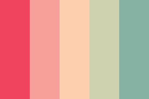 Retro Popsicle Color Palette Christmas Colour Schemes, Vintage Colour Palette, Retro Color Palette, Cool Color Palette, Color Palette Challenge, Spring Color Palette, Color Schemes Colour Palettes, Palette Art, Pastel Colour Palette