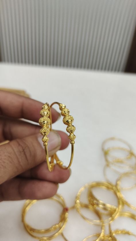 Baby Bangles Gold, Kids Bangles, Baby Bangles, Bangles Gold, Bangles Design, Gold Designs, Gold Bangles Design, Gold Jewellery Design Necklaces, Gold Baby