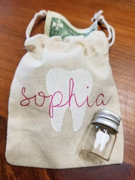 Tooth Fairy Jar Ideas, Tooth Fairy Cricut Ideas, Tooth Fairy Bags Diy, Tooth Fairy Bag Ideas, Tooth Fairy Jar, Tooth Fairy Cricut, Tooth Fairy Ideas, Tooth Fairy Money, Tooth Fairy Receipt