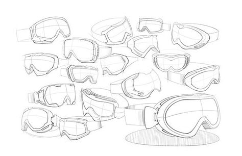 Goggle Drawing Reference, Science Goggles Drawing, Sunglasses Design Sketch, Goggles Drawing, Glasses Sketch, Digital Sketching, Visualization Techniques, Digital Skills, Manga Drawing Tutorials