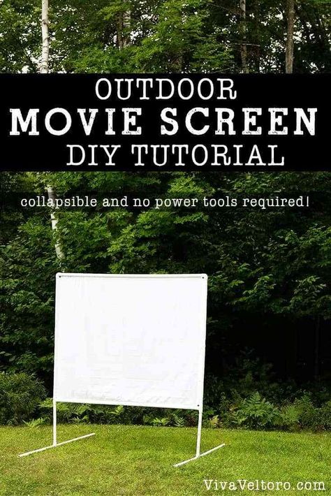 diy movie projector screen #projectorscreen Diy Movie Projector, Homemade Projector, Diy Movie Screen, Projector Screen Diy, Movie Projector Screen, Diy Outdoor Movie Screen, Diy Projector, Outdoor Movie Theater, Outdoor Movie Screen