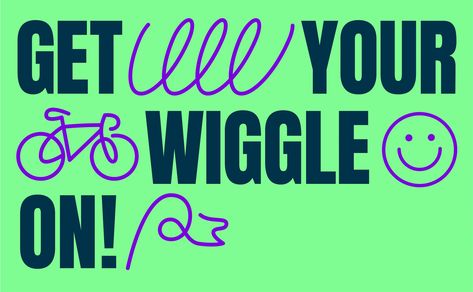 Wiggle: The joy of getting your Wiggle on • Ads of the World™ | Part of The Clio Network Brand System, Sports Branding, Sport Branding, Love Articles, Brand Assets, Graphic Design Trends, Get Moving, Brand Experience, Creative Advertising