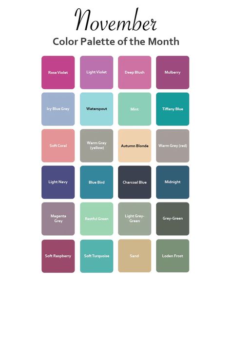 November Color Palette, Color Analysis Quiz, Autumn Blonde, Style Palette, November Colors, June Colors, Your Color Style, Light Navy Blue, Cool Autumn