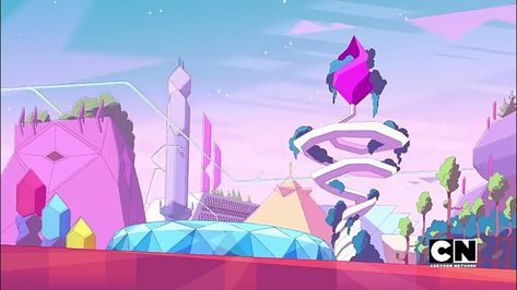 Steven Universe Homeworld, Steven Universe Background, Steven Universe Diamond, Steven Universe Wallpaper, Steven Universe Gem, Steven Universe Fanart, Universe Art, Art Style Inspiration, Animation Background