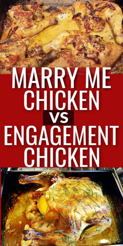 Marry Me Chicken versus Engagement Chicken, Which Is Better? - Twins Dish Marry Me Chicken Ina Garten, Marry Me Meals, Marry Me Recipes, Wedding Chicken Recipe, Engagement Chicken Recipe, Chicken Calories, January Projects, Engagement Chicken, Romantic Recipes