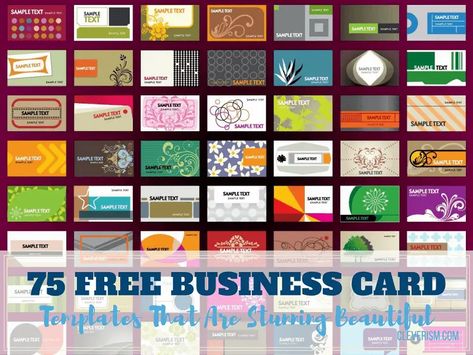 75 Free Business Card Templates That Are Stunning Beautiful | Cleverism Free Business Card Design Templates, Free Printable Business Cards, Restaurant Business Cards, Free Business Card Design, Make Business Cards, Business Card Template Psd, Free Business Card Templates, Beautiful Business Card, Business Notes