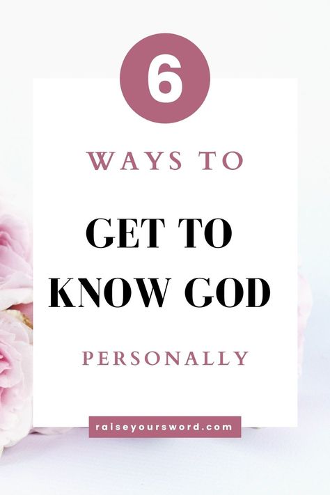 How To Be More Faithful To God, Getting To Know God, Scripture Plans, Who Is God, Find God, God Help Me, Peace Of God, Awesome God, Finding God