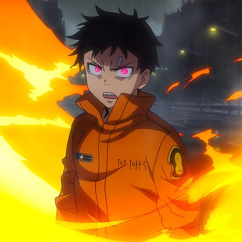 Shinra Kusakabe, Fire Icons, Anime Soul, Fire Force, Anime Profile, Manga Cosplay, Fullmetal Alchemist, Animated Icons, A Fire