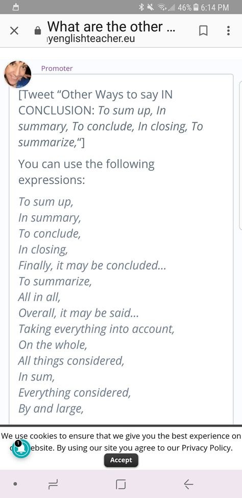 More ways to say, "In conclusion" Instead Of Saying In Conclusion, Other Ways To Say In Conclusion, Words To Use Instead Of In Conclusion, What To Say Instead Of In Conclusion, Ways To Say In Conclusion, Essay Writing Examples, Writing Conclusions, Conclusion Paragraph, Writing Examples