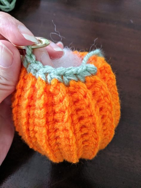 Free Crochet Pattern For Small Pumpkins, Free Crochet Pattern For Pumpkins, Easy Crochet Pumpkin Patterns, Crochet Star Stitch Pumpkin, Crochet Ribbed Pumpkin Free Pattern, Free Crochet Pumpkins Free Pattern Easy, Crochet Pumpkin From Rectangle, Small Pumpkin Crochet Pattern Free, No Sew Crochet Pumpkin