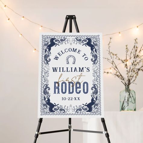 1st Rodeo Birthday Welcome Sign | Zazzle 1st Rodeo Birthday, 1st Rodeo, Rodeo Birthday, Birthday Welcome Sign, Party Signs, Create Sign, Welcome Sign, Rodeo, Kids Birthday