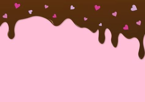 Choco Biscuit, Fantasy Cake, Girl Background, Cute Banners, Pink Chocolate, Iphone App Layout, Wallpaper Stickers, Header Banner, Pink And Brown