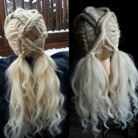 Long Braided Hairstyles, Couture Dior, Medieval Hairstyles, Kim Kardashian Hair, Shaved Side Hairstyles, Viking Hair, Targaryen Aesthetic, Hair Styles 2014, Swedish House