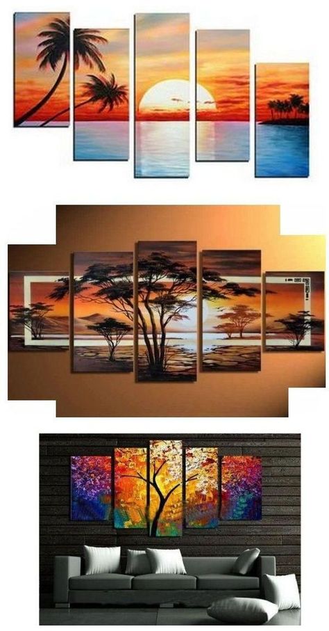 Moder Paintings, Multiple Canvas Paintings, Bedroom Art Painting, Huge Art, Huge Wall Art, 5 Piece Canvas Art, Abstract Wall Art Painting, Extra Large Canvas Art, Large Paintings