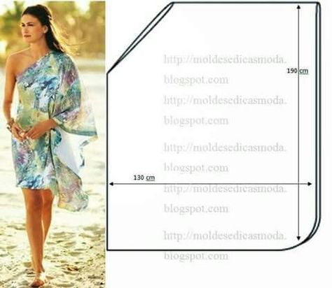 Drape Dress Pattern, Pola Blus, Diy Vetement, Diy Couture, Diy Dress, Dress Sewing Patterns, Sewing Patterns Free, Free Sewing, Sewing Techniques