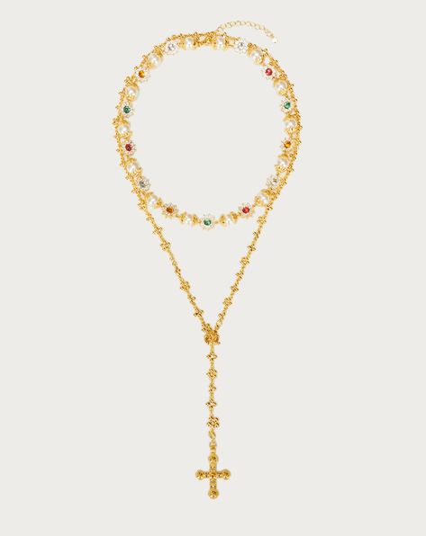 Daisy Molecule Necklace Set | En Route Jewelry | En Route Jewelry En Route Necklace, Daisy Pearl Necklace, En Route Jewelry, Molecule Necklace, Dope Jewelry Accessories, Dope Jewelry, Jewelry Lookbook, Jewelry Inspo, Dream Jewelry