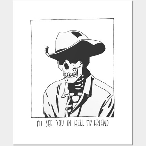 Skeleton Artwork, Cowboy Tattoos, Skeleton Drawings, Lord Huron, Western Artwork, Skeleton Art, Cowboy Art, Skull Wallpaper, Tattoo Design Drawings