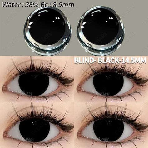 Colored Contact Lenses for Eyes Cosplay Contact Lenses Crazy Lenses Halloween Eyes Lens 1Pair White Lenses Black Lenses SPECIFICATIONS Material: HEMA Certification: CE External Testing Certification: ce Item Type: Color Contact Lenses Package Quantity: TWO PIECES Contact Lenses Type: Yearly Disposable Diameter (mm): 14-14.5mm Thickness(mm): 0.04-0.06 mm Color contact lens type: Circle Color Lenses Diopters: Non prescription lenses Life Span: Yearly Disposable Contacts Lenses Expiration time1: 5 Black Contact Lenses, Cool Contacts, Cosmetic Contact Lenses, Eye Contact Lenses, Halloween Contact Lenses, Cosplay Contacts, Color Contact Lenses, White Lenses, Halloween Eyes