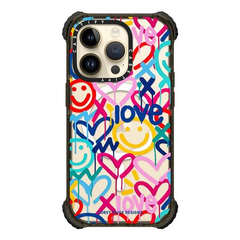 Drippy Hearts & Happiness by Corey Paige Designs – CASETiFY Casetify Cases, Casetify Iphone, Ipad Pro 12, Military Grade, Bubble Gum, Ipad Pro, Scream, Ipad Mini, Phone Cases Protective