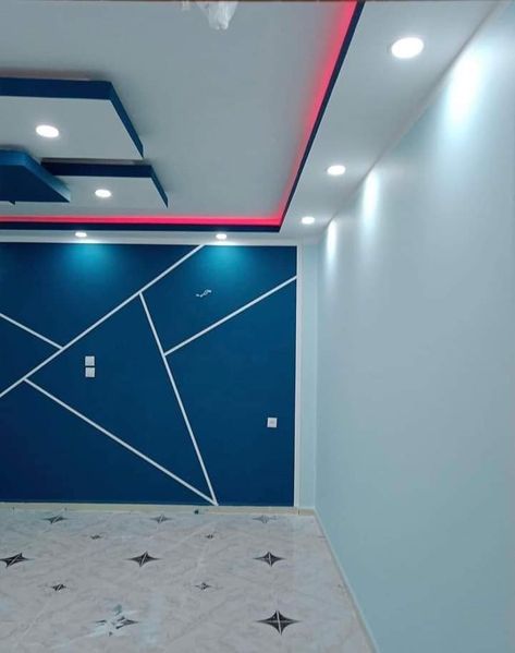 Colour For Pop Ceiling, Best Hall Colour Combination, Royal Wall Painting Ideas, Colour Combinations Holl, Corridor Paint Ideas Wall Colors, Colour Combinations Wall Paint, Hall Room Colour Combinations, Bedroom Colors Combinations, Pop Ceiling Colour Combination