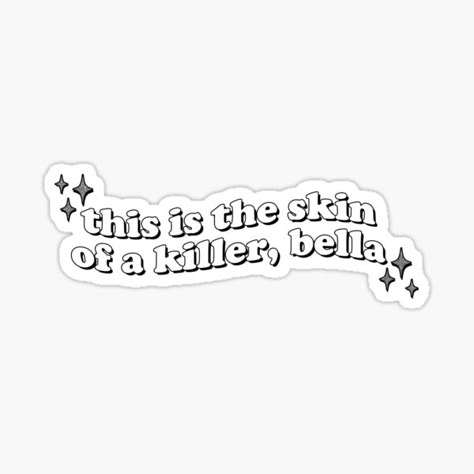 Twilight Skin Stickers | Redbubble Twilight Quotes, Arte Peculiar, Red Bubble Stickers, Bubble Stickers, Craft Images, Stickers Redbubble, Kindle Case, Hydroflask Stickers, Stickers For Sale