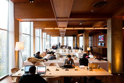 Public Hotel Interior Design Business Hotel, Hotel Common Area, Hotel Collaboration, Hotel Meeting Room, Hotel Business Center, Library Hotel Nyc, Club Design Interior, Public Hotel Nyc, Ian Schrager