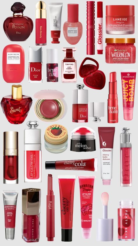 Cherry Makeup Products, How To Smell Like Cherry, Cherry Products, Perfume Collection Fragrance, Shower Skin Care, Body Smells, Perfect Skin Care Routine, Perfume Scents, Perfume Lover