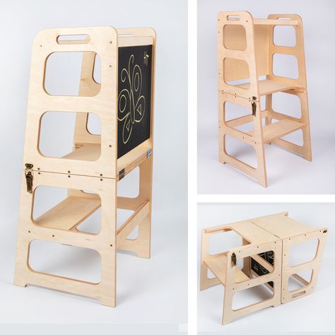 Tower with blackboard, Kitchen step stool, Tower for toddler, Kitchen helper — Learning tower, Kitchen helper tower, Kitchen helper tower Blackboard Kitchen, Weaning Table, Toddler Tower, Helper Tower, Toddler Step Stool, Toddler Kitchen, Kitchen Step Stool, Childrens Kitchens, Montessori Furniture