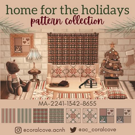 Acnh Winter Blanket, Acnh Christmas Blanket Code, Acnh Holiday Codes, Acnh Wallpaper Designs, Acnh Christmas Code, Acnh Winter, Winter Rug, Holiday Blankets, Animal Crossing Wild World