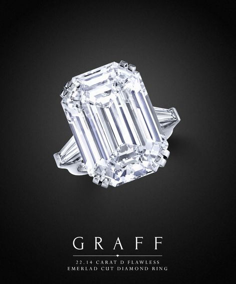 GRAFF Emerald Cut Diamond Ring Price upon request Graff Emerald Ring, Graff Diamond Ring, Graff Ring, Diamond Ring Price, Dig Jewelry, Bling Things, Graff Diamonds, Money Lifestyle, Diamond Rings With Price