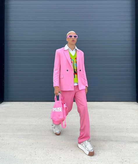 Party Outfit Men, Barbie Inspired, Barbie Core, Neon Outfits, Save Outfits, Outfits For Men, Ny Fashion, Pink Parties, Winter Fits