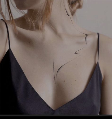 Neck Line Tattoos Women, Body Line Tattoo, Small Feminine Tattoos Classy, Small Neck Tattoo, 1975 Tattoo, Classy Tattoo, Casino Tattoo, Bone Tattoo, Sigil Tattoo