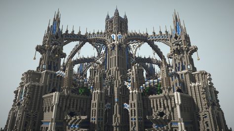 The Altharian Citadel [Athery's Ascended] Minecraft Project Minecraft Citadel, Minecraft Cathedral, Minecraft Epic Builds, Minecraft Building Blueprints, Castle Exterior, Rumah Minecraft Sederhana, Minecraft Mansion, Minecraft Castle, Minecraft City