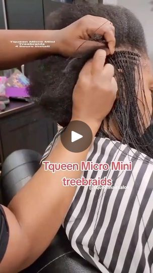 Micro Braids On Short Hair, Treebraids Hairstyles, Tree Braids Styles, Hair Tree, Reel Tutorial, Tree Braids Hairstyles, Tree Braids, Braid Inspiration, Hair Braider