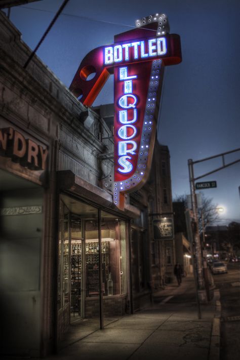 "Mass. Ave. Liquor Store" Vintage Liquor Store, Liquor Store Aesthetic, Tool Closet, Rory Core, Ending Quotes, Vintage Neon Signs, Vintage Neon, Vibe Check, Sweet Drinks