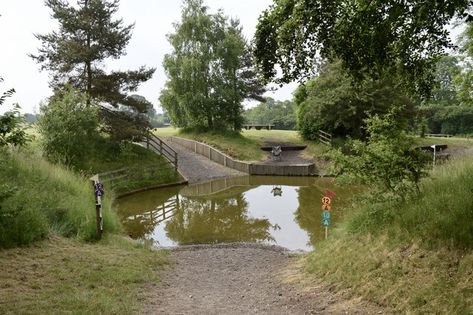 Cross Country Course Equestrian, Cross Country Course, Horse Jumping Exercises, Dream Barn Stables, Paddock Trail, Cross Country Training, Cross Country Jumps, Horse Barn Ideas Stables, Paddock Paradise