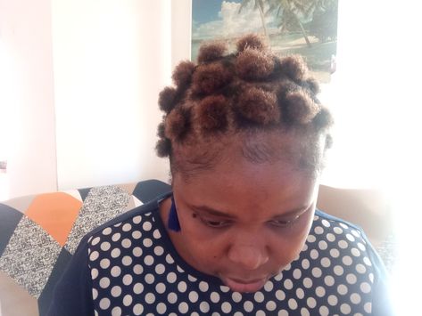 How I style my  short 4c hair into puff hairstyle with thread and sectioning comb Puff Puff Hairstyles, Four Puffs Hairstyle, 4c Puff, Puffs Black Hair, Hairstyle On Natural Hair, Two Puffs With Hair Out In The Back, Nigerian Puff Puff, Puff Hairstyle, Puff Hairstyles