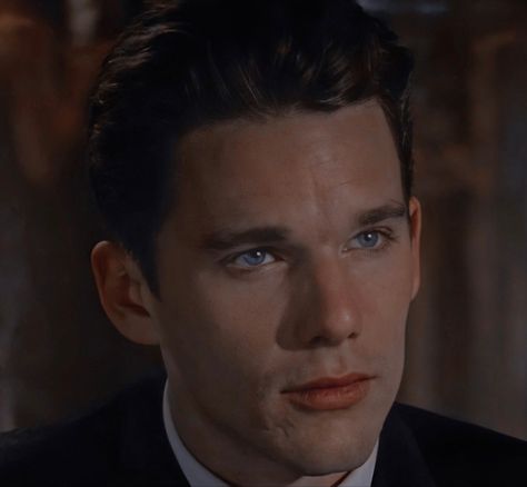 Ethan Hawke Gattaca, Ethan Hawke 80s, Ethan Hawke, Captain My Captain, Dead Poets Society, Academia Aesthetic, Hot Actors, Good Looking Men