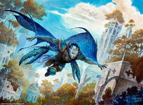 ArtStation - Roalesk, Apex Hybrid Simic Hybrid, Fantasy Cards, Mtg Art, Dnd Inspiration, Fantasy Races, Dungeons And Dragons Characters, Rpg Characters, Magic Art, Creature Concept